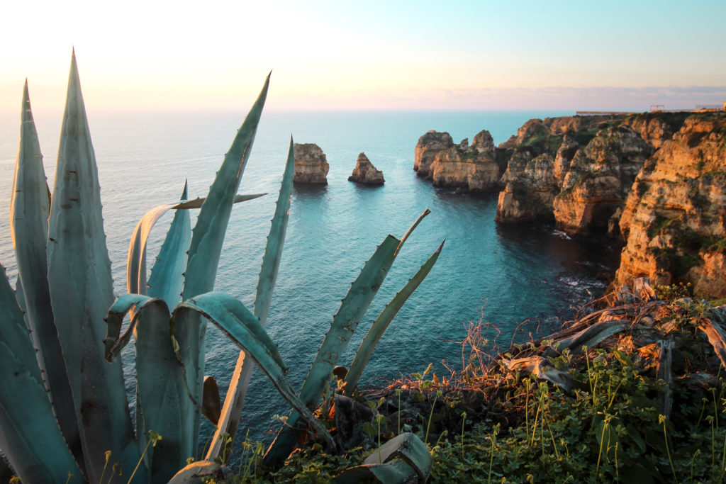 Algarve coast in Portugal